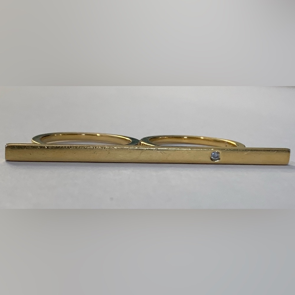 Jennifer Zeuner bar ring, size 7